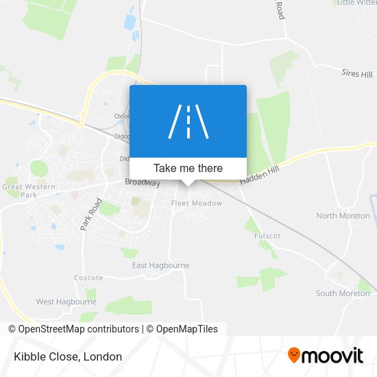 Kibble Close map