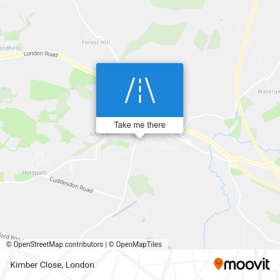 Kimber Close map