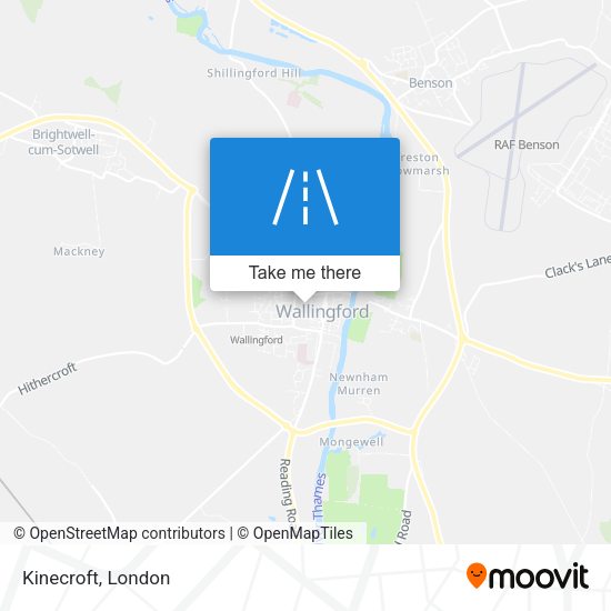 Kinecroft map