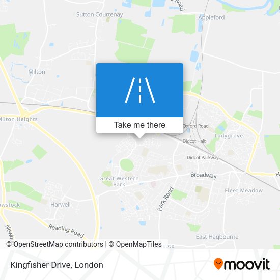Kingfisher Drive map