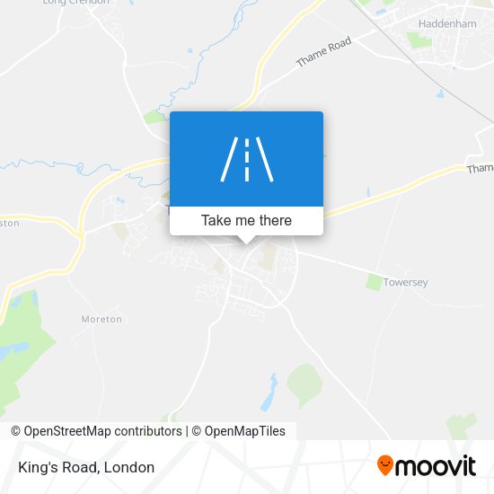 King's Road map