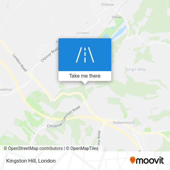 Kingston Hill map