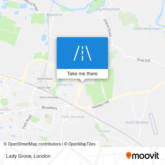 Lady Grove map