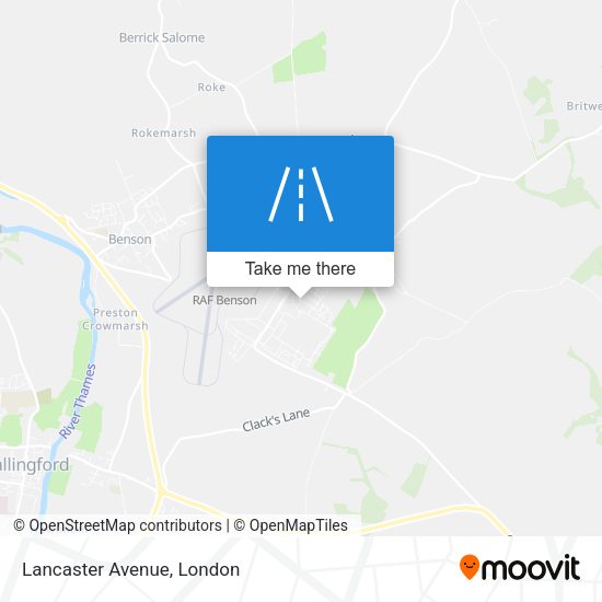 Lancaster Avenue map