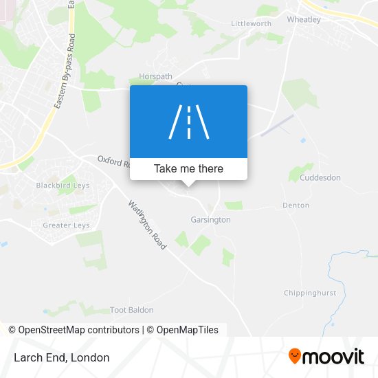 Larch End map