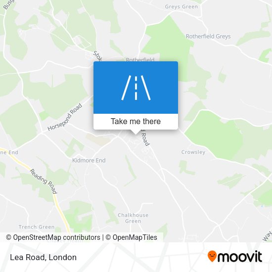 Lea Road map