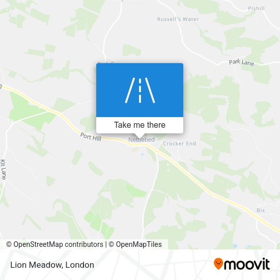Lion Meadow map