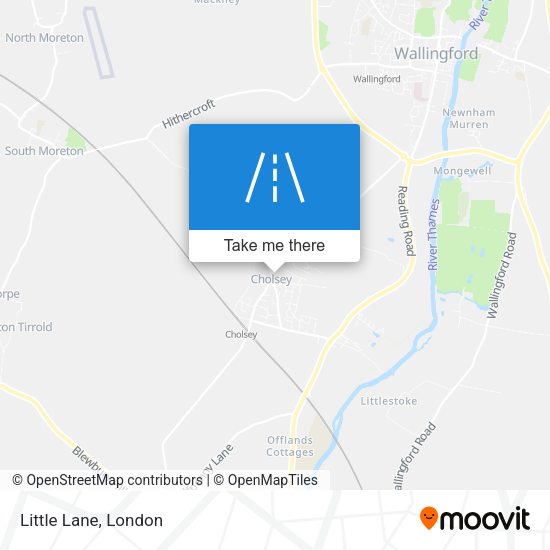 Little Lane map