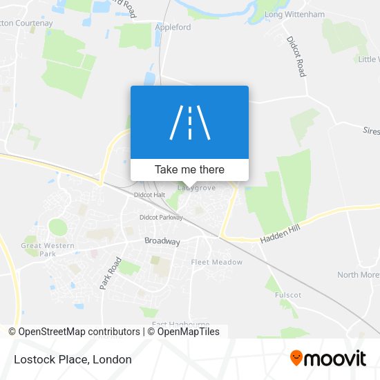 Lostock Place map