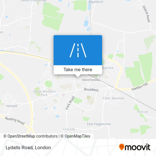 Lydalls Road map