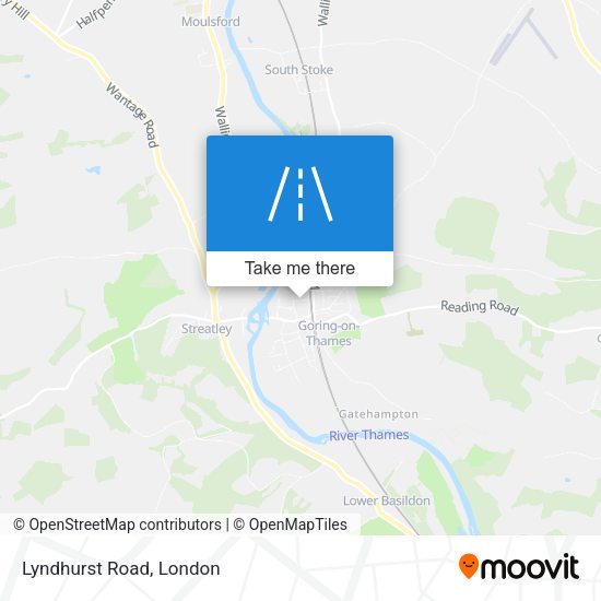 Lyndhurst Road map