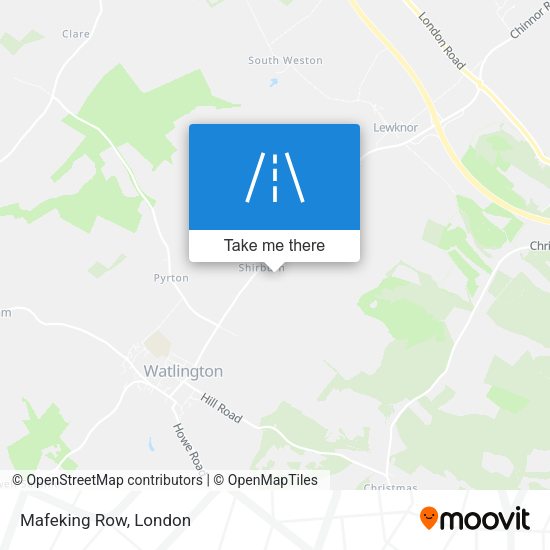 Mafeking Row map