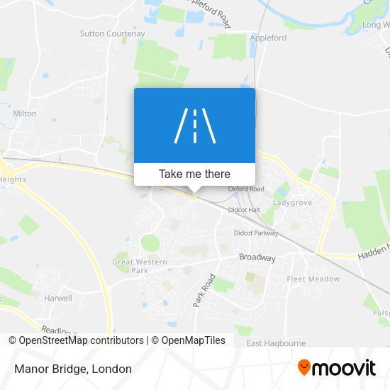 Manor Bridge map