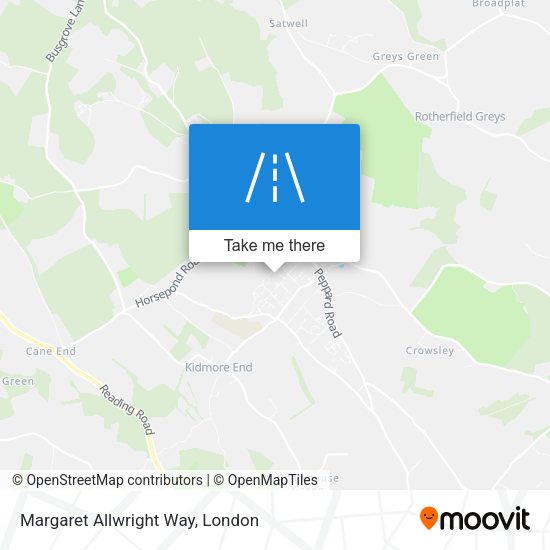 Margaret Allwright Way map