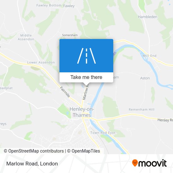 Marlow Road map