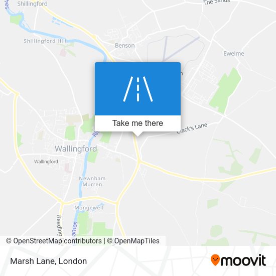 Marsh Lane map