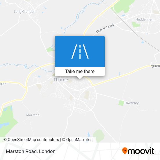 Marston Road map