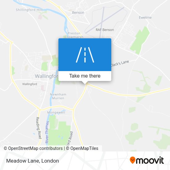Meadow Lane map