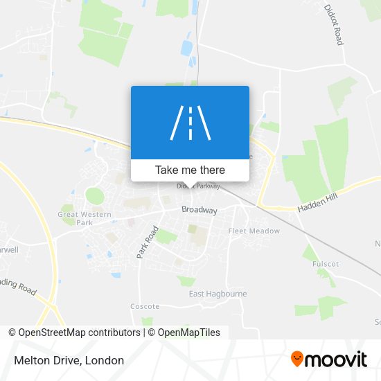 Melton Drive map