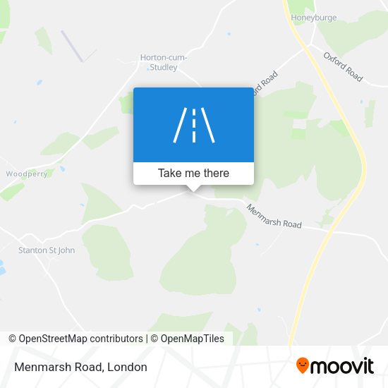 Menmarsh Road map