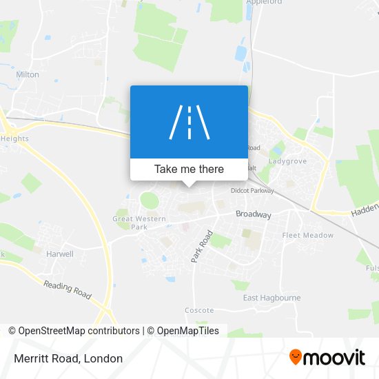 Merritt Road map