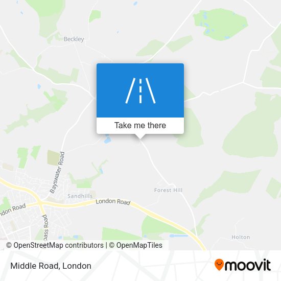 Middle Road map