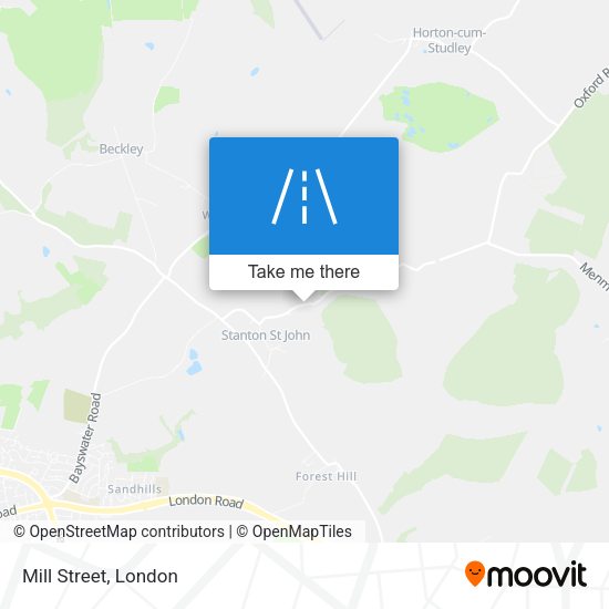 Mill Street map