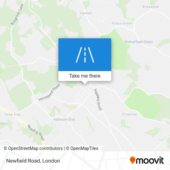 Newfield Road map