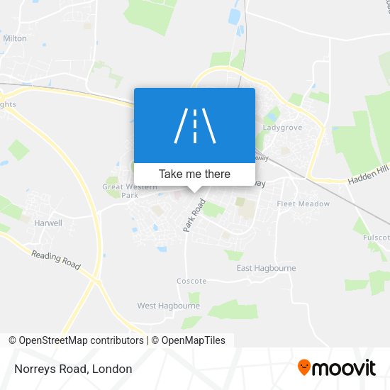 Norreys Road map
