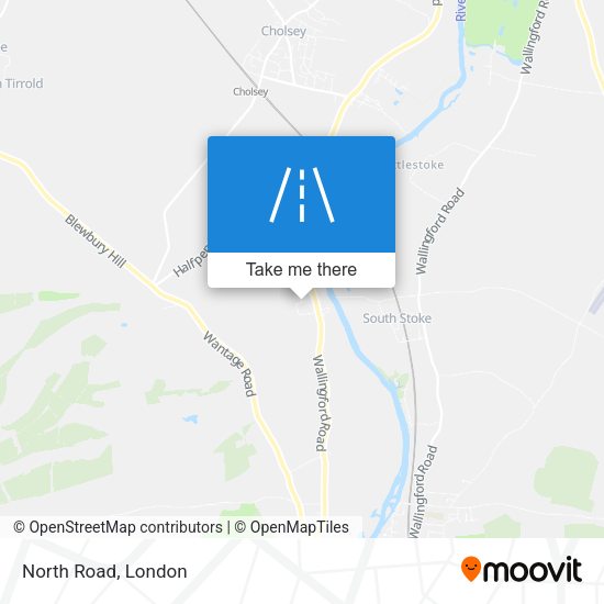 North Road map