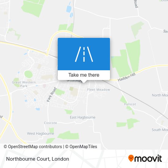 Northbourne Court map