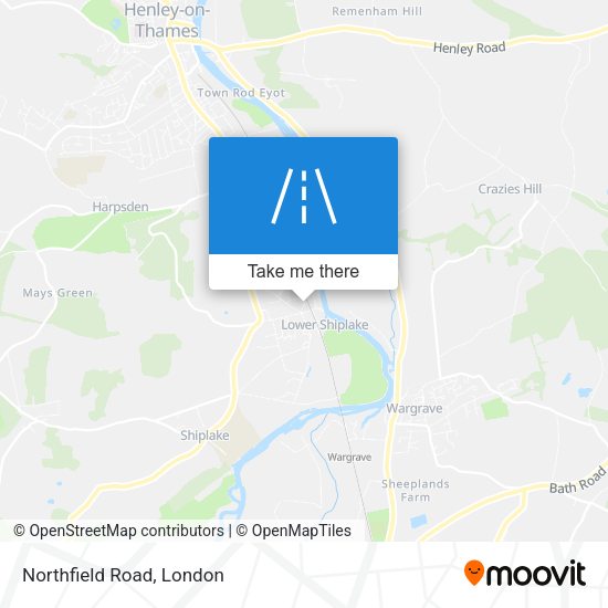 Northfield Road map