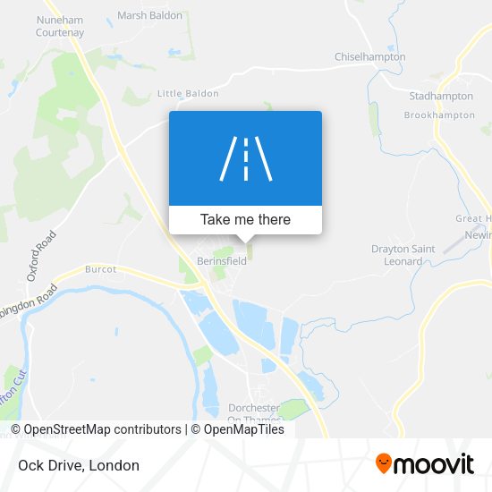 Ock Drive map