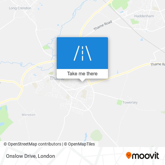 Onslow Drive map