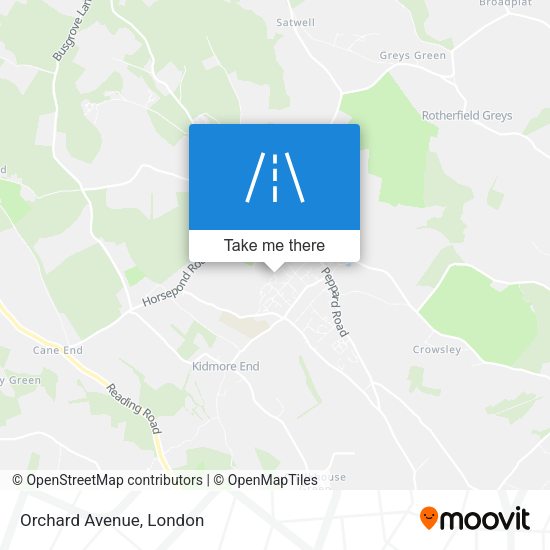 Orchard Avenue map
