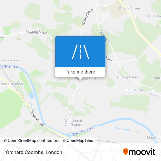 Orchard Coombe map