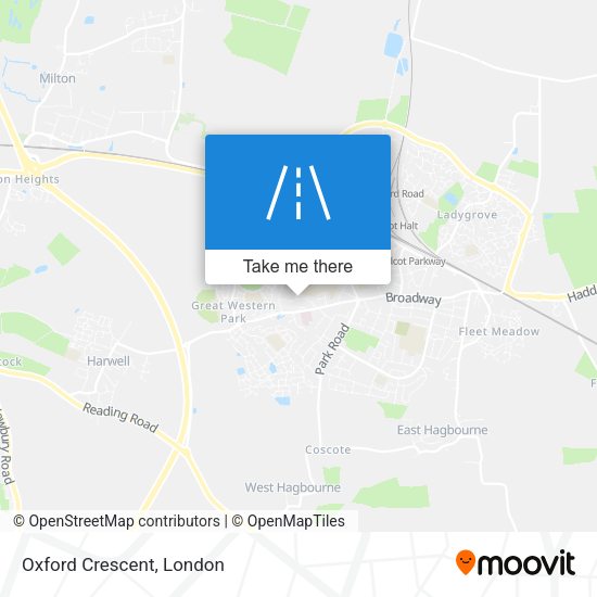 Oxford Crescent map