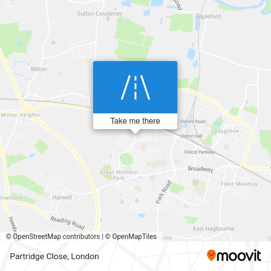 Partridge Close map