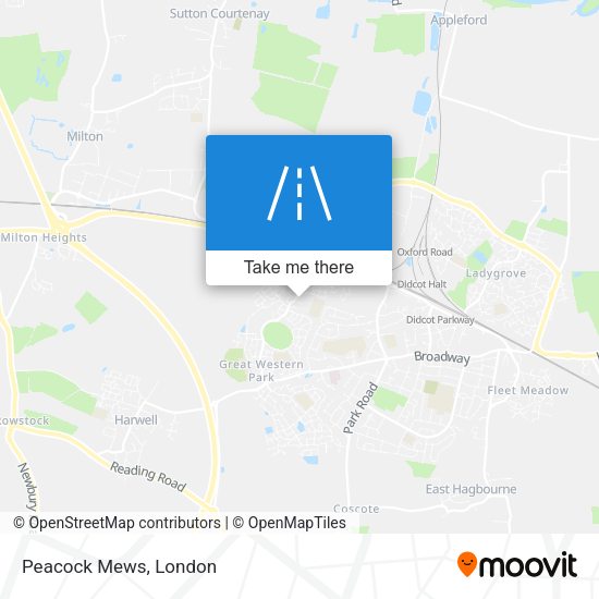 Peacock Mews map