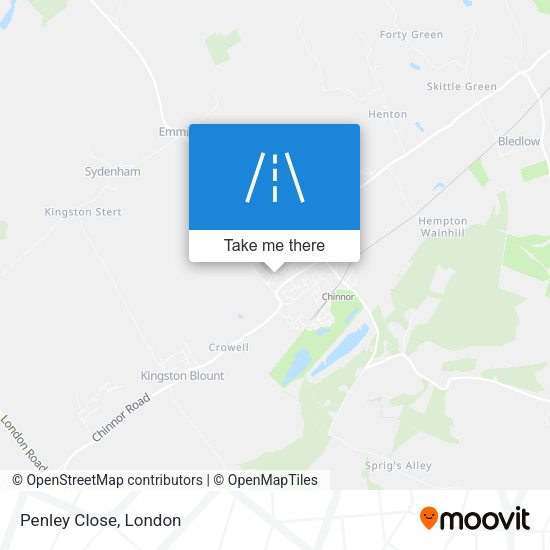 Penley Close map