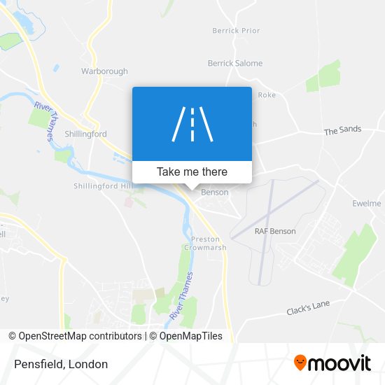 Pensfield map