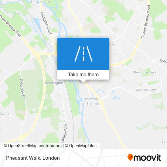Pheasant Walk map
