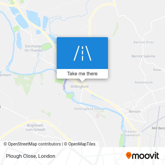 Plough Close map