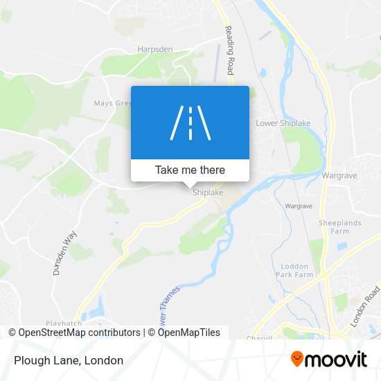 Plough Lane map