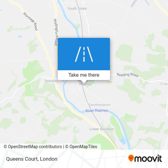 Queens Court map