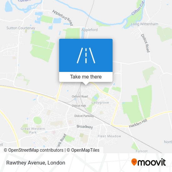 Rawthey Avenue map