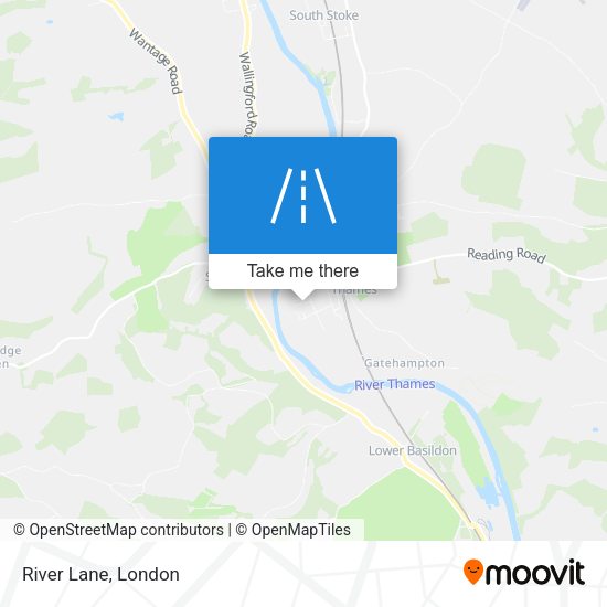 River Lane map