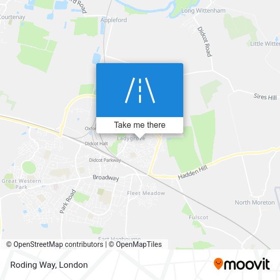 Roding Way map