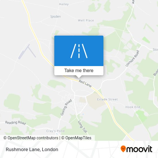 Rushmore Lane map