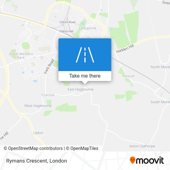 Rymans Crescent map